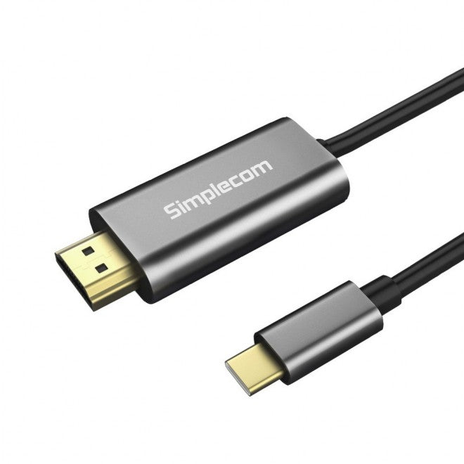 Simplecom DA321 USB-C Type C to HDMI Cable 1.8M (6ft) 4K@30Hz Simplecom DA321 USB-C Type C to HDMI Cable 1.8M (6ft) 4K@30Hz